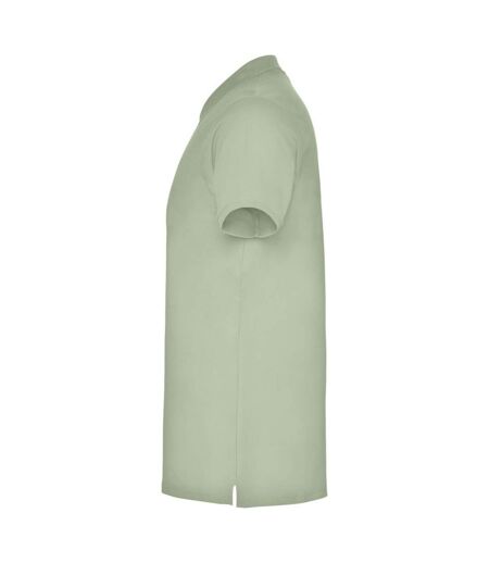 Mens Star Short-sleeved Polo Shirt Mist Green Roly