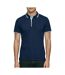 Polo marine homme lee cooper glc2044-1