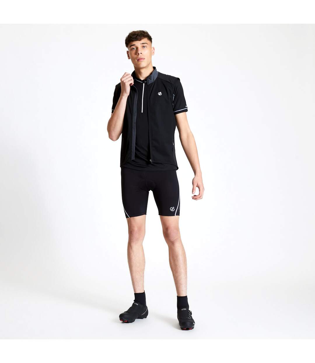 Short de cyclisme bold homme noir/blanc Dare 2b