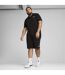 Mens Logo Pique Classic Polo Shirt Black Puma-4