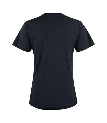 Womens/ladies Premium T-shirt Black Clique
