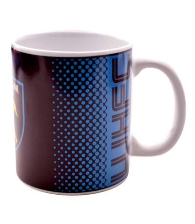West Ham United FC Fade 325ml Mug (Maroon/Blue/Yellow) (One Size) - UTBS4022