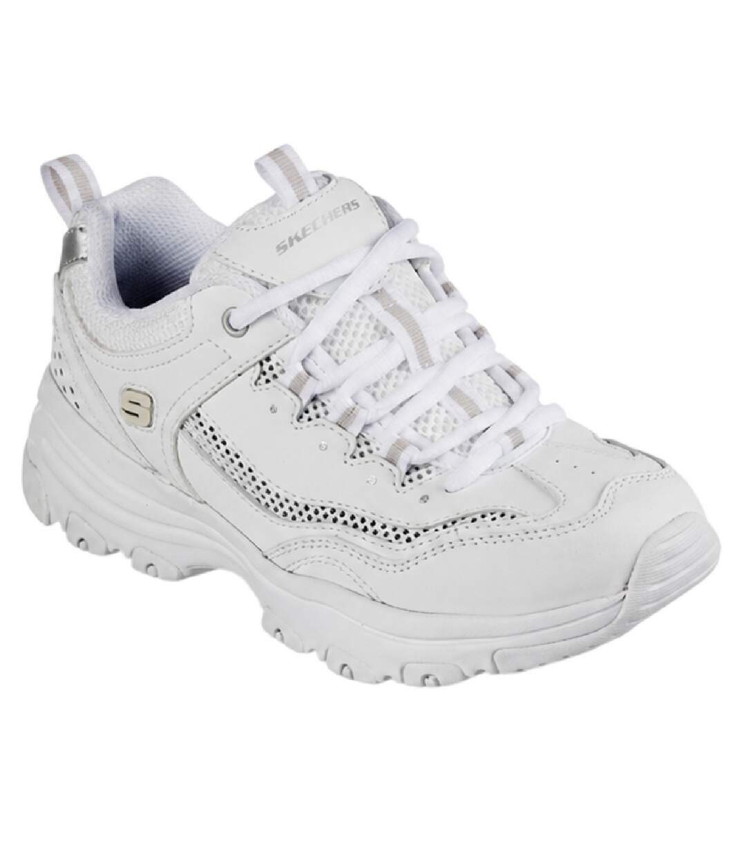 Womens/ladies I Conik Trainers White Skechers-1