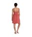 Womens/ladies Sienna Seersucker Midi Dress Rust Mountain Warehouse-3