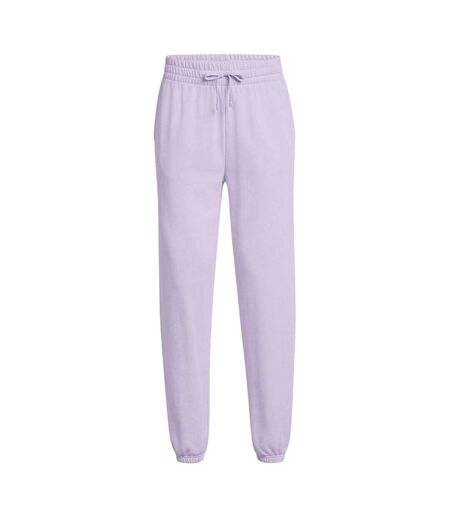 Womens/ladies Rival Terry Joggers Purple Under Armour