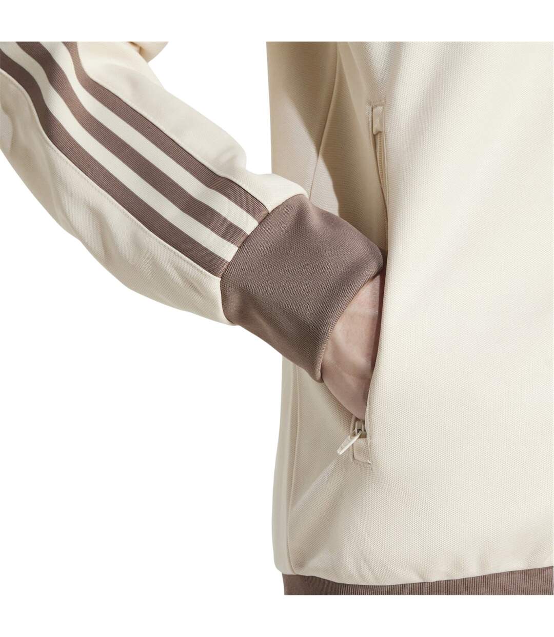 Haut De Survêtement Classics Homme Blanc Cassé Adidas-4