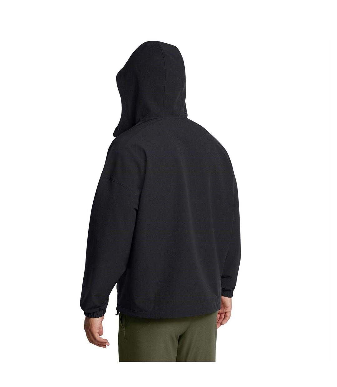 Mens Relaxed Fit Hoodie Black Under Armour-4