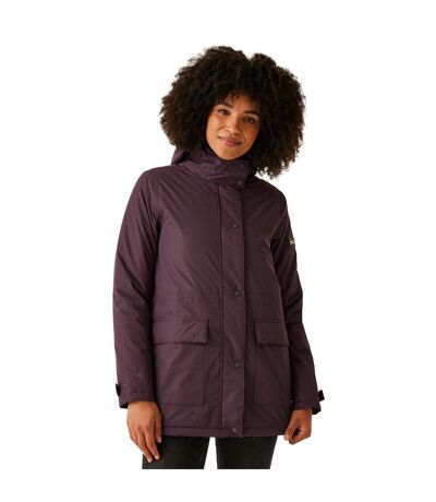 Veste Imperméable Mireya Femme Prune Foncé Regatta
