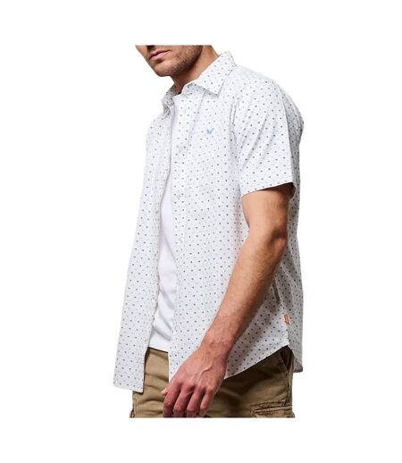Chemisette blanche/bleu homme kaporal bobs - 3xl