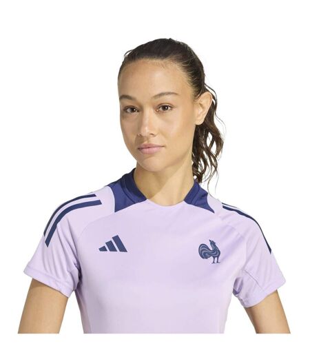 Maillot Motif/style France Ffr Performance Femme Violet Prune Adidas