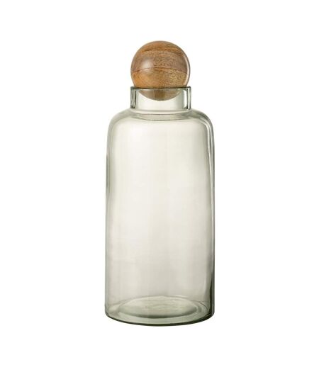 Vase Déco en Verre Clarissa 36cm Transparent