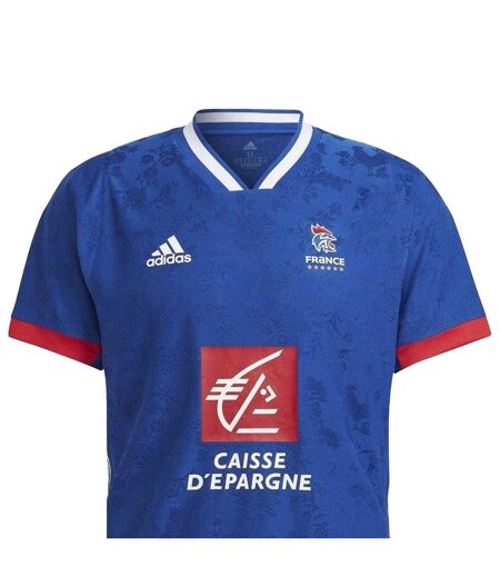 Maillot De Handball Motif/style France Homme Bleu Marine Foncé Bleu Roi Blanc Adidas