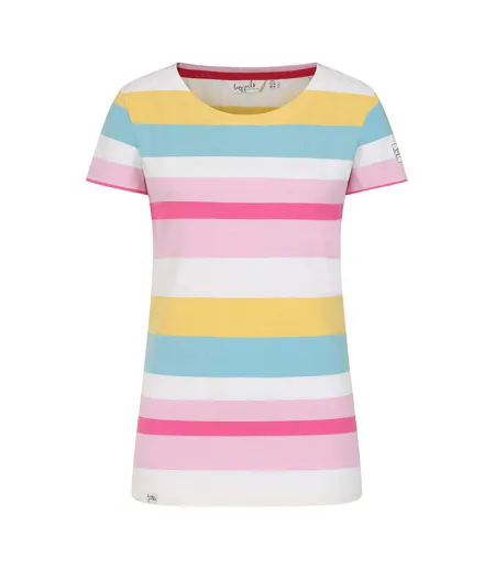 Womens/ladies Breton Top Multicoloured Lazy Jacks