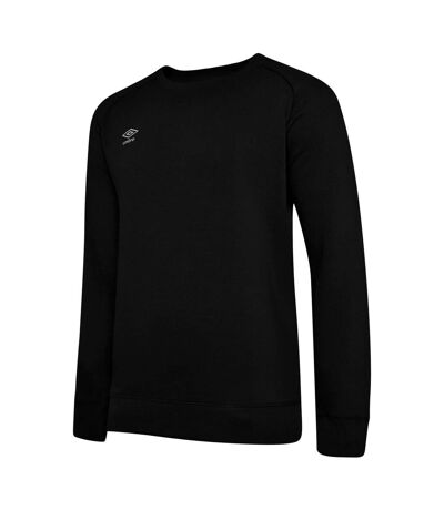 Umbro Mens Club Leisure Sweatshirt (Black/White)
