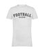 T-shirt Football Widow Homme Blanc AWD-2