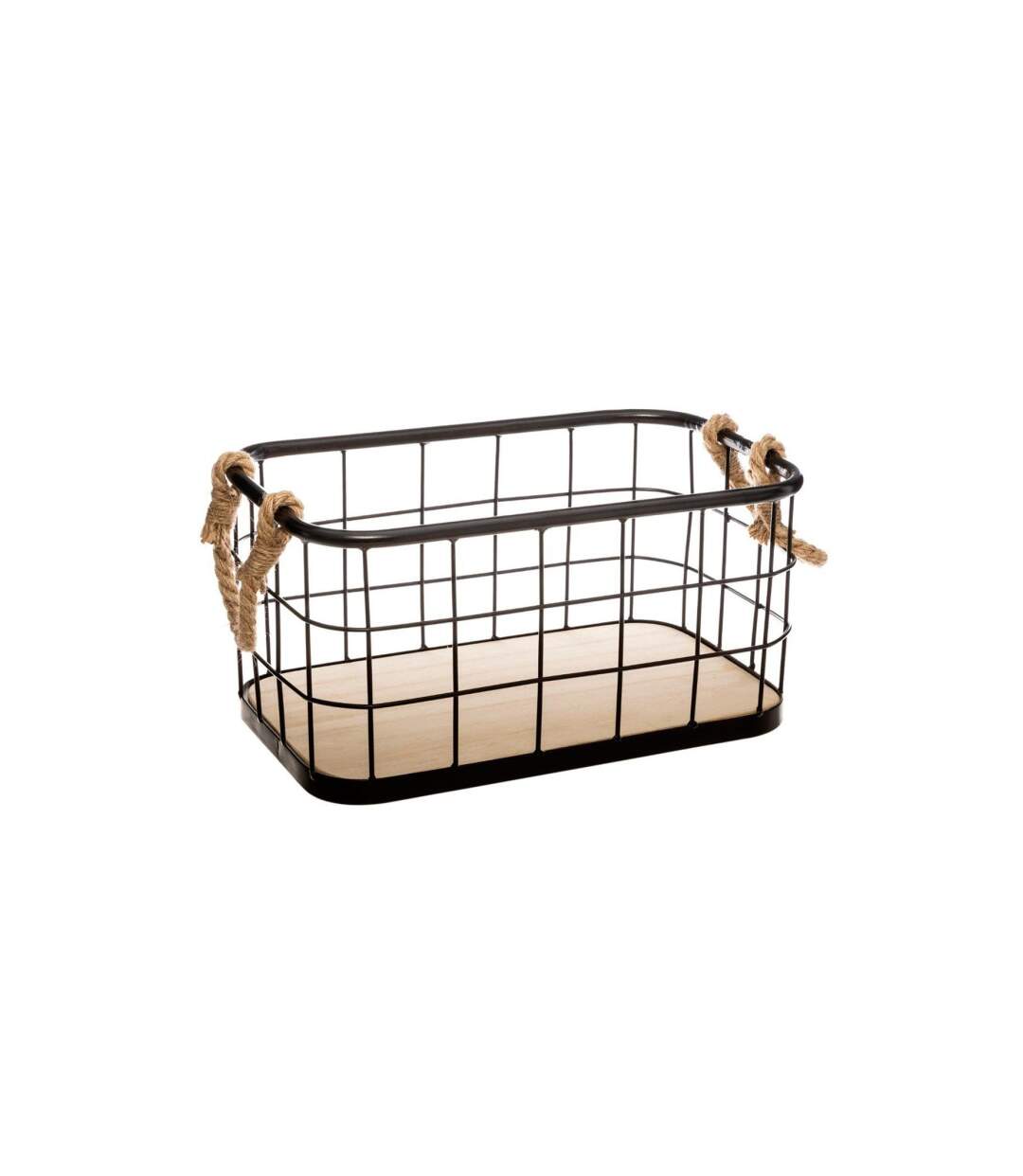 Lot de 3 Cagettes de Rangement Loft 38cm Noir-2