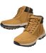 Wysokie, kamelowe buty z suwakiem-2