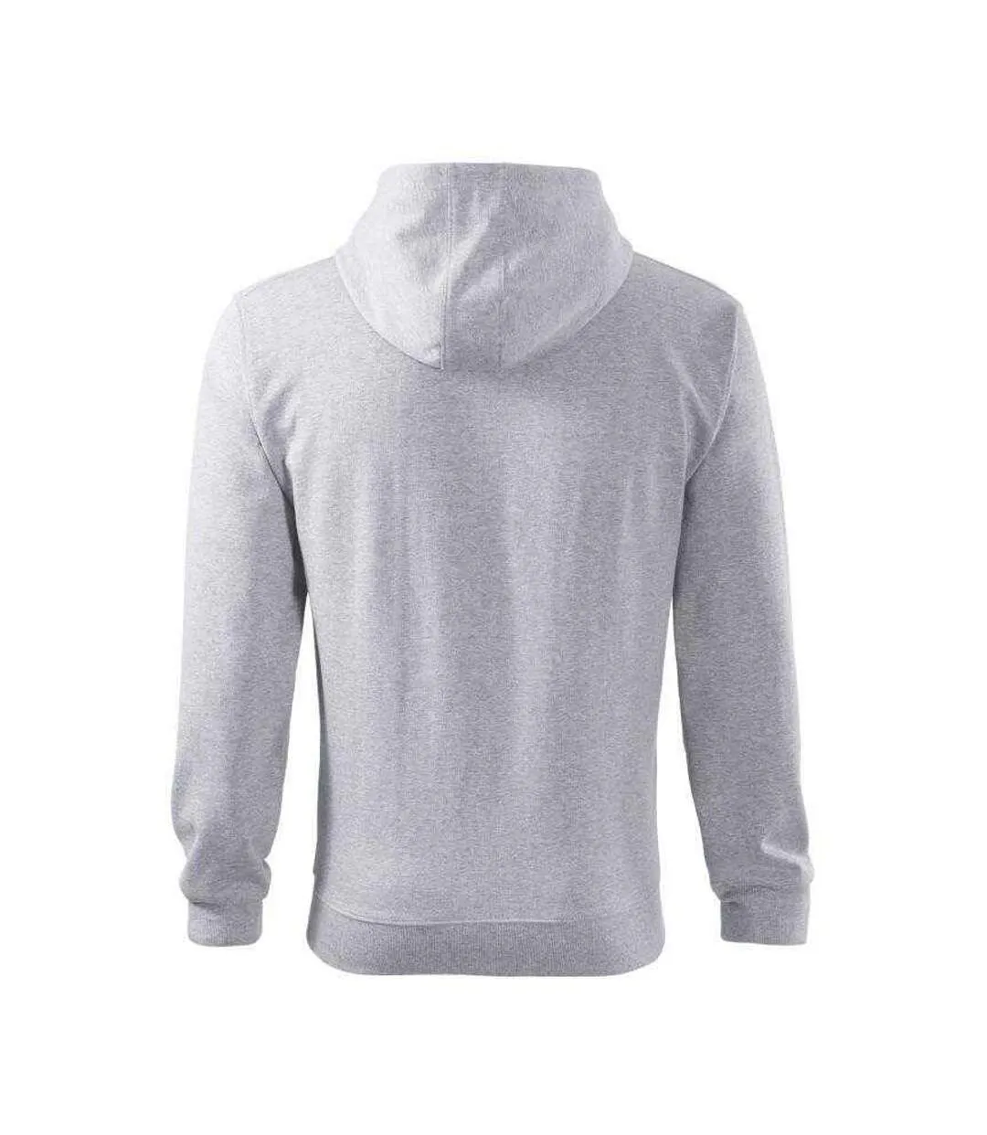 Mens Trendy Fitted Hoodie Light Grey Malfini-2