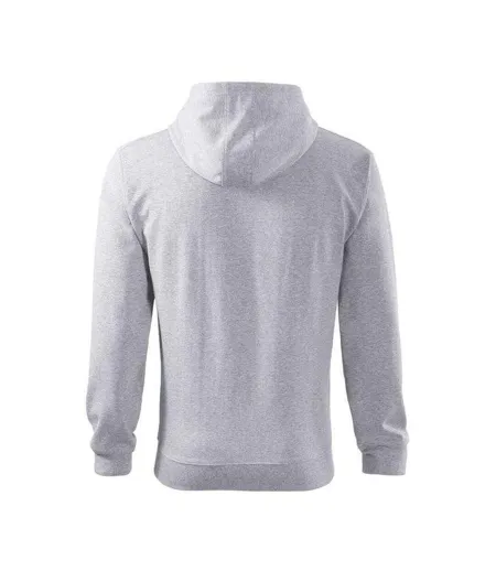 Mens Trendy Fitted Hoodie Light Grey Malfini