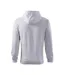 Mens Trendy Fitted Hoodie Light Grey Malfini-2