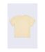Womens/ladies Idol Relaxed Fit T-shirt Pale Yellow Animal-1