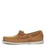 Womens/ladies Portland Flesh Out Leather Boat Shoes Brown Cognac Sebago-2