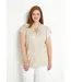 T-shirt long imprimé doré manches courtes-1