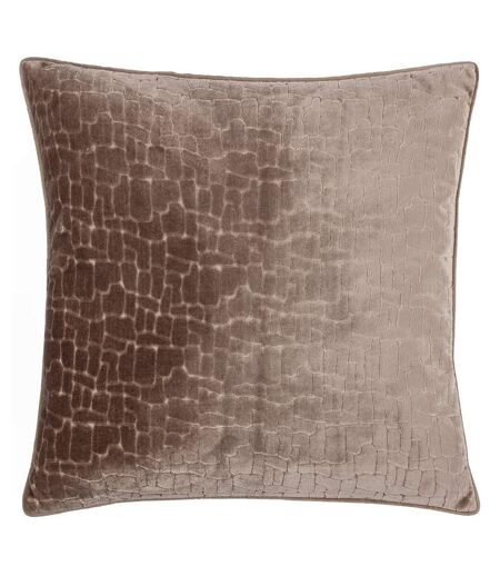 Bloomsbury velvet cushion cover 50cm x 50cm taupe Paoletti