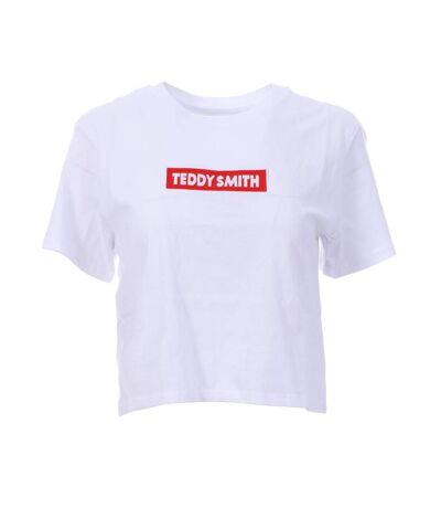T-Shirt blanc femme teddy smith supera - taille 0