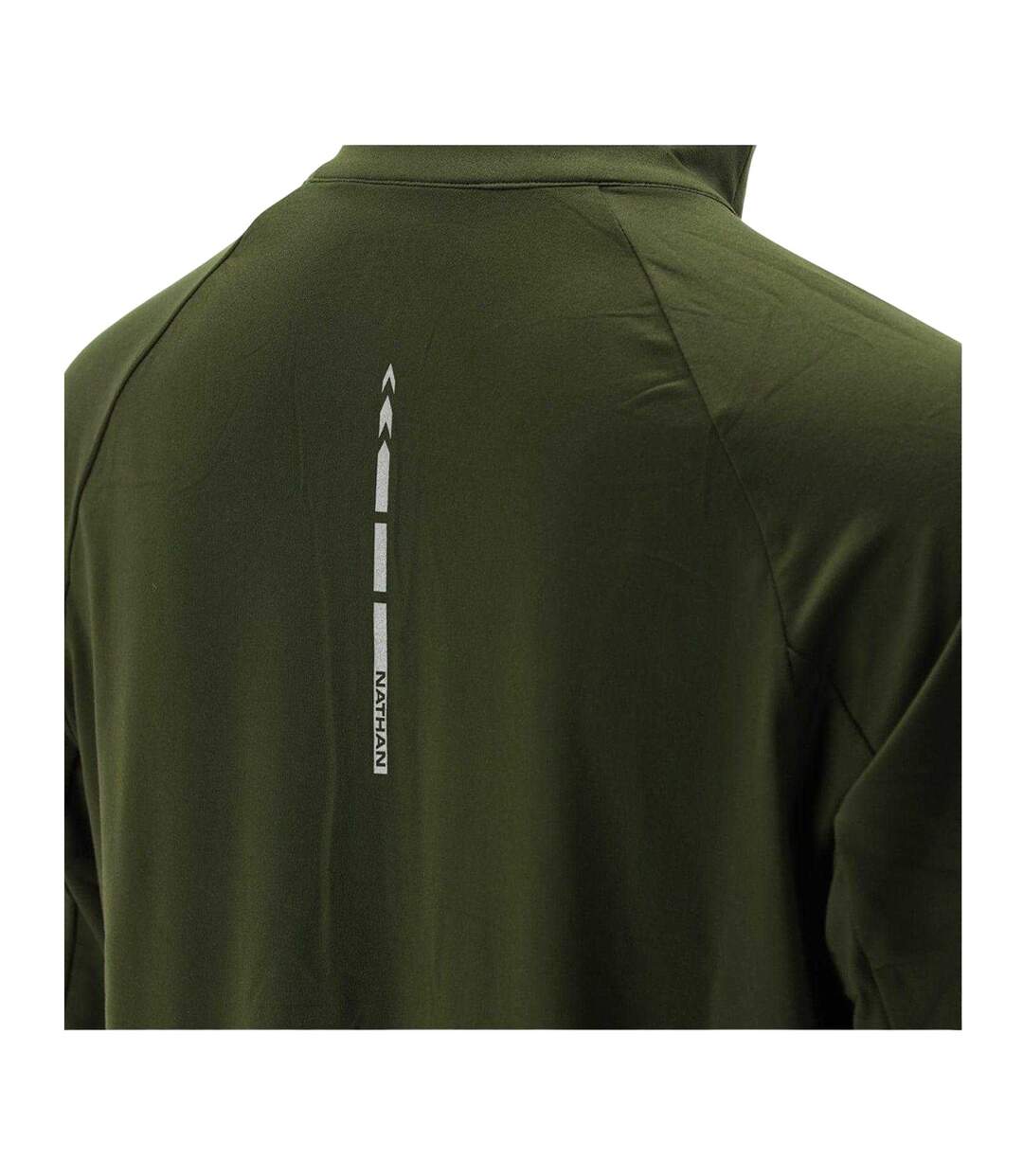 T-shirt Manches Raglan Tempo Homme Vert Sombre Chiné Nathan-4