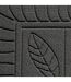 Tapis d'Entrée Feuilles 45x75cm Gris-2