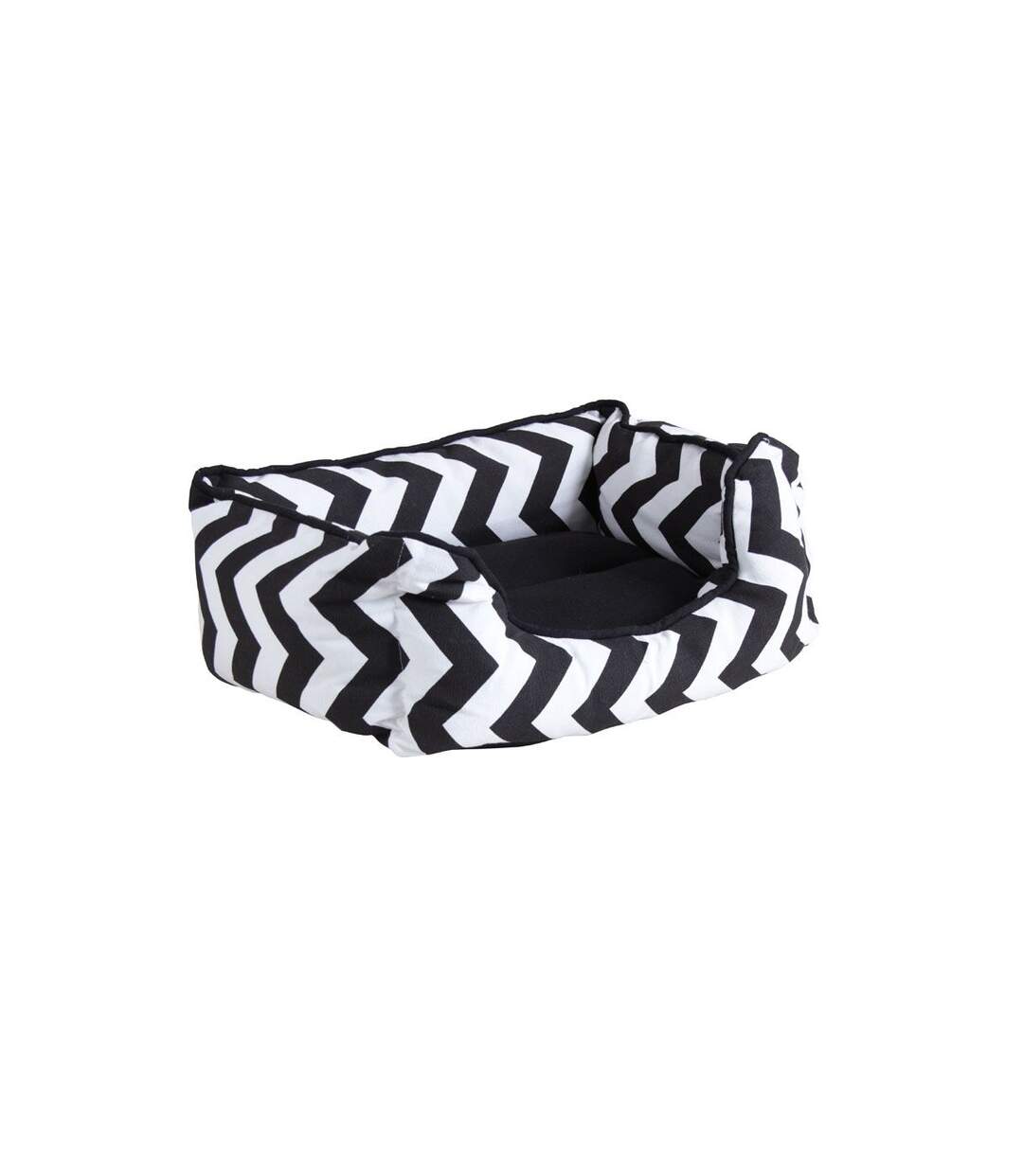 Panier chien ou chat en coton Zigzag