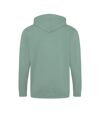 Awdis Mens Full Zip Hoodie (Dusty Green)