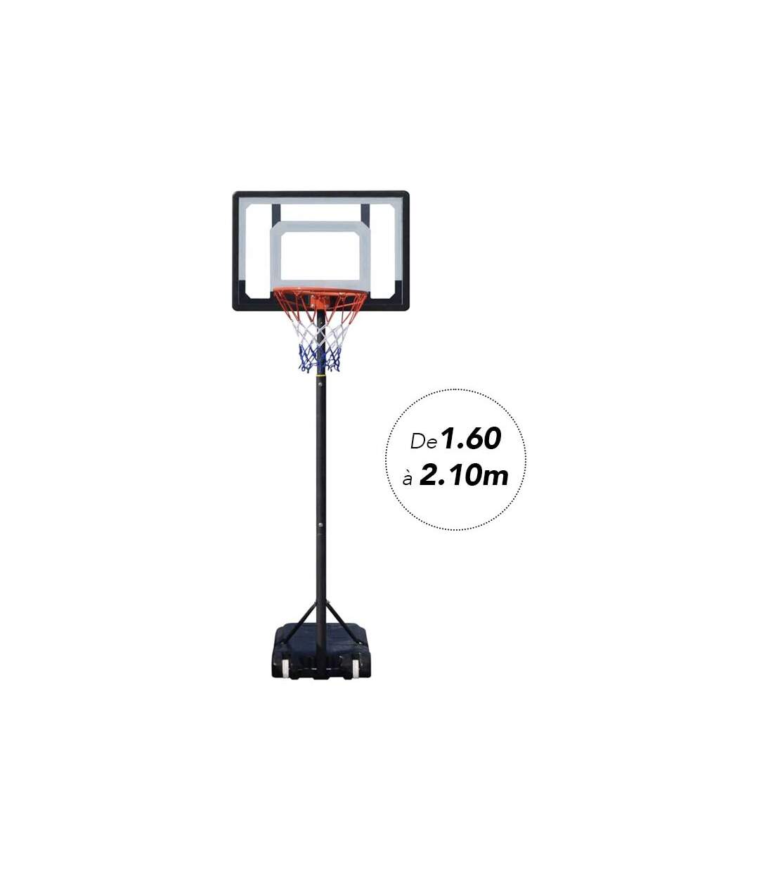 Panier de basket 1.60 m à 2.10 mTraining-3