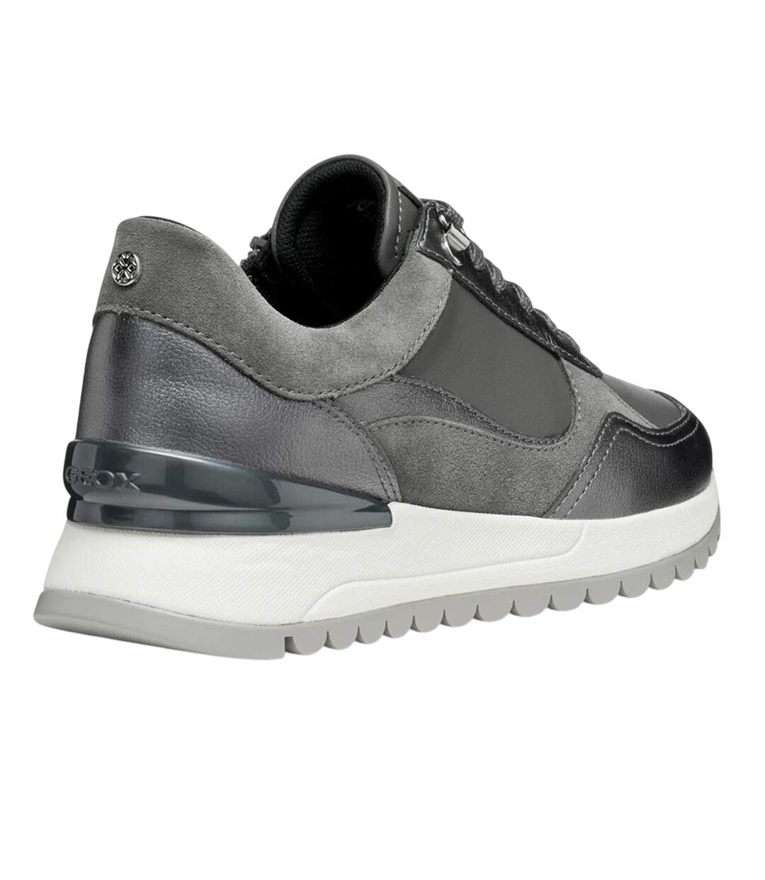 Baskets Desya Femme Gris Foncé Pistolet Geox-2