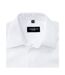 Russell Collection Mens Long Sleeve Tailored Ultimate Non-Iron Shirt (White)