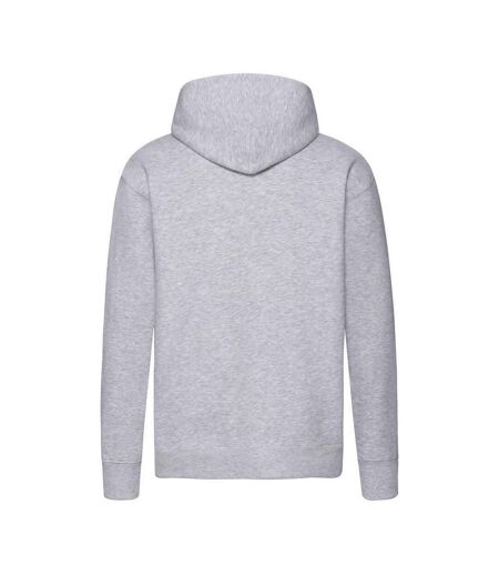 Sweat À Capuche Premium Adulte Gris Chiné Fruit Of The Loom