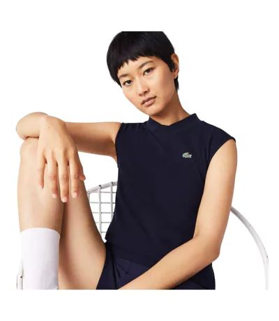 Polo Golf Femme Bleu Marine Lacoste