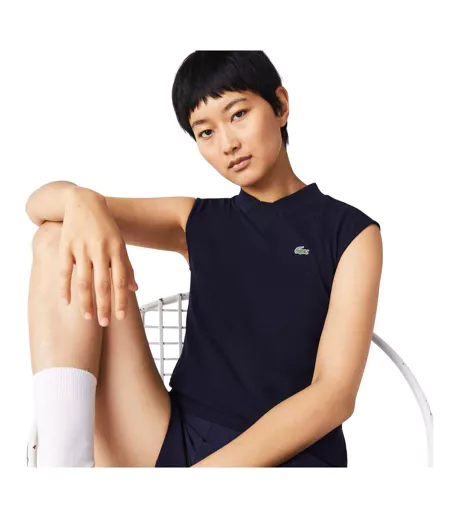 Polo Golf Femme Bleu Marine Lacoste