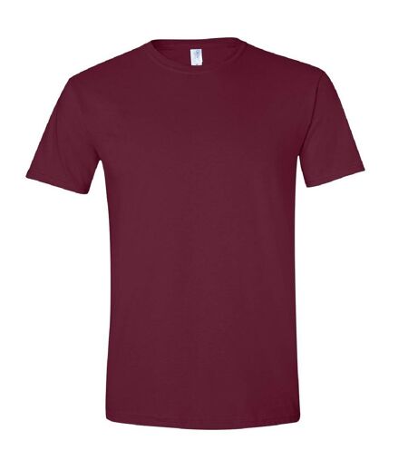 T-shirt manches courtes homme bordeaux Gildan