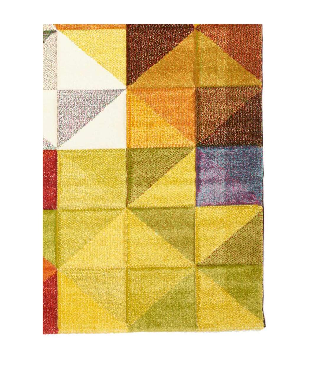 Tapis salon et chambre tissé motif uni SESSOM-3