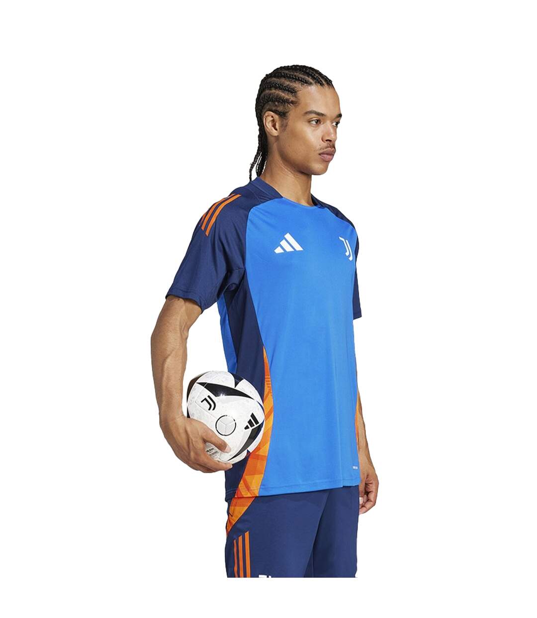 T-shirt Entraînement Motif/style Kfc Homme Bleu Adidas-4