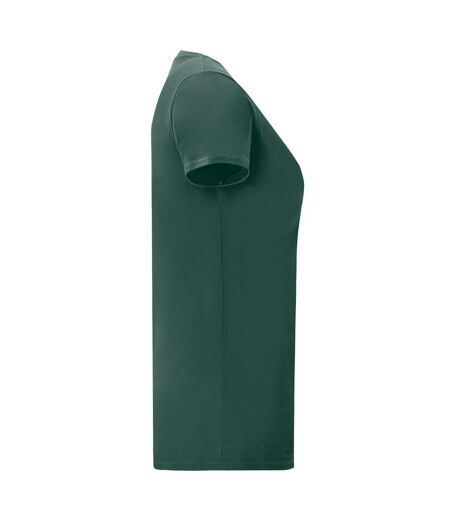 T-shirt Iconic Femme Vert Forêt Fruit Of The Loom