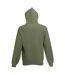 Sweat À Capuche Homme Vert Kaki Fruit Of The Loom-2