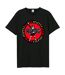T-shirt Style Ac/dc Red Angus Adulte Noir Amplified-1