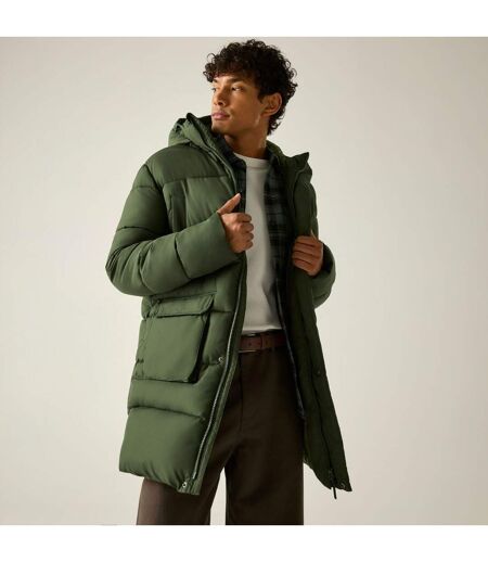 Veste Motif/style Long Marek Homme Kaki Foncé Vert Kaki Regatta