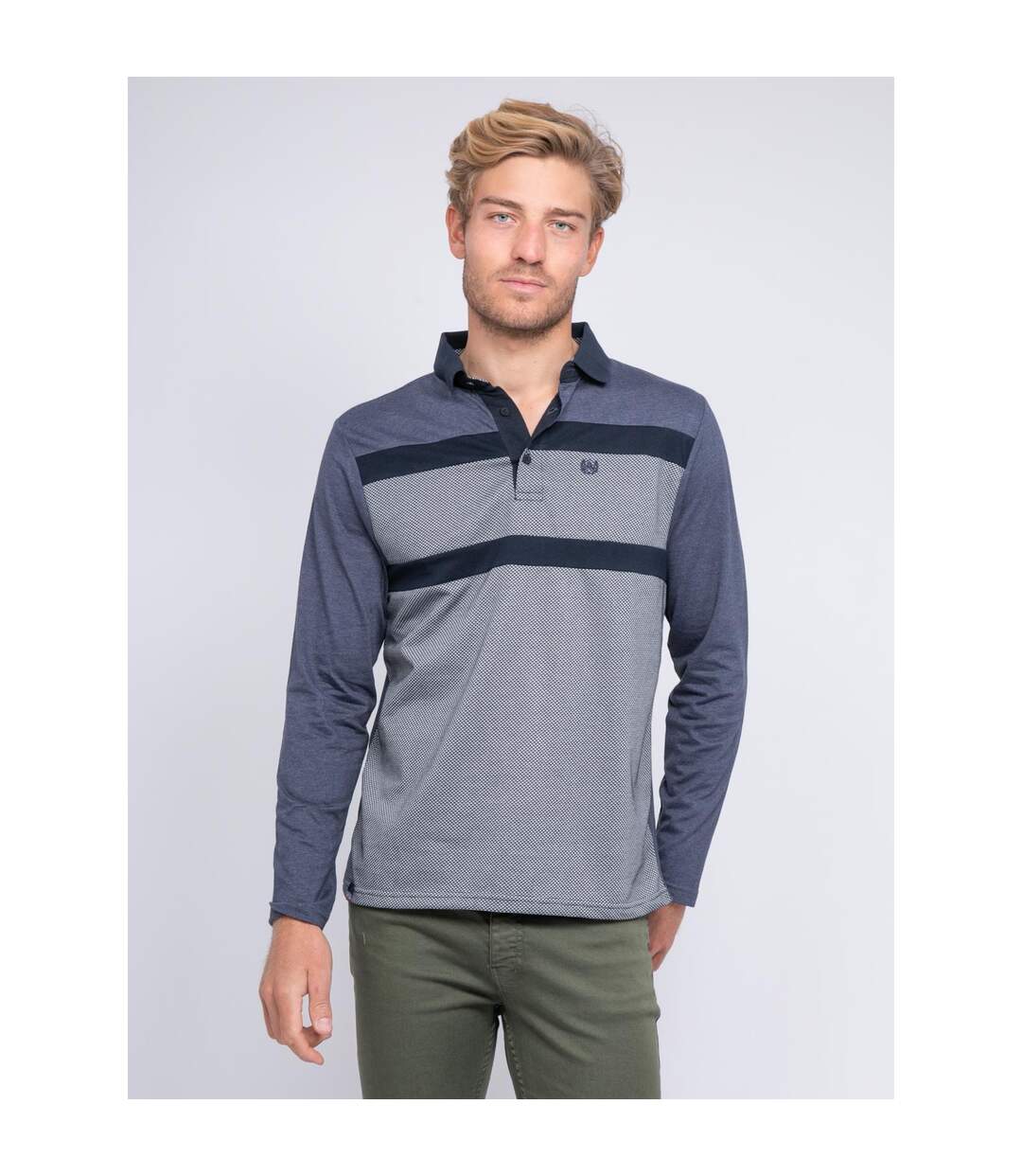 Polo manches longues pur coton PELWIS-1