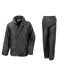 Result Mens Core Rain Suit (Pants And Jacket Set) (Black)