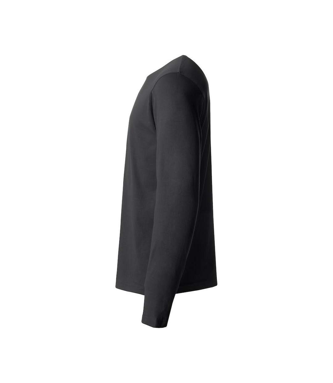 T-shirt Basic Homme Noir Clique-3