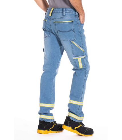 Jeans de travail avec bandes réfléchissantes denim stretch CLARO 'Rica Lewis'